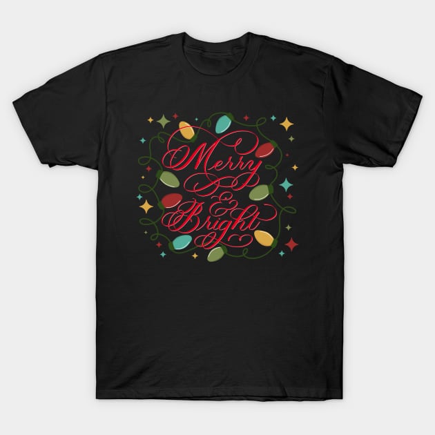 Merry and Bright 2 T-Shirt by Gsallicat